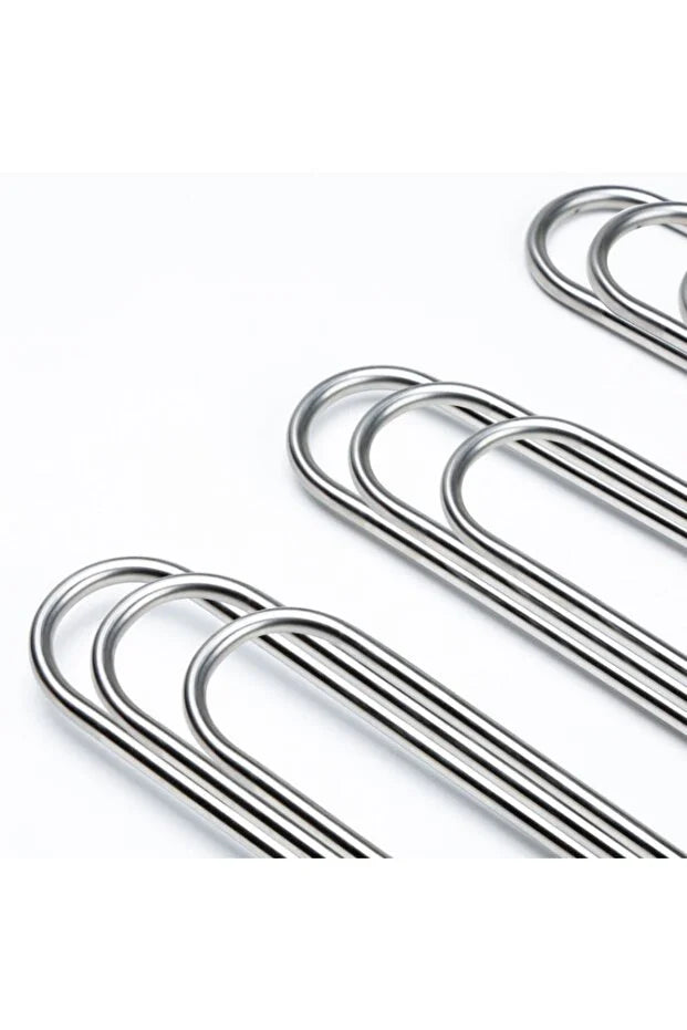 Metal Pantolon-Eşarp Askısı 5 Katlı 5 Adet Askı